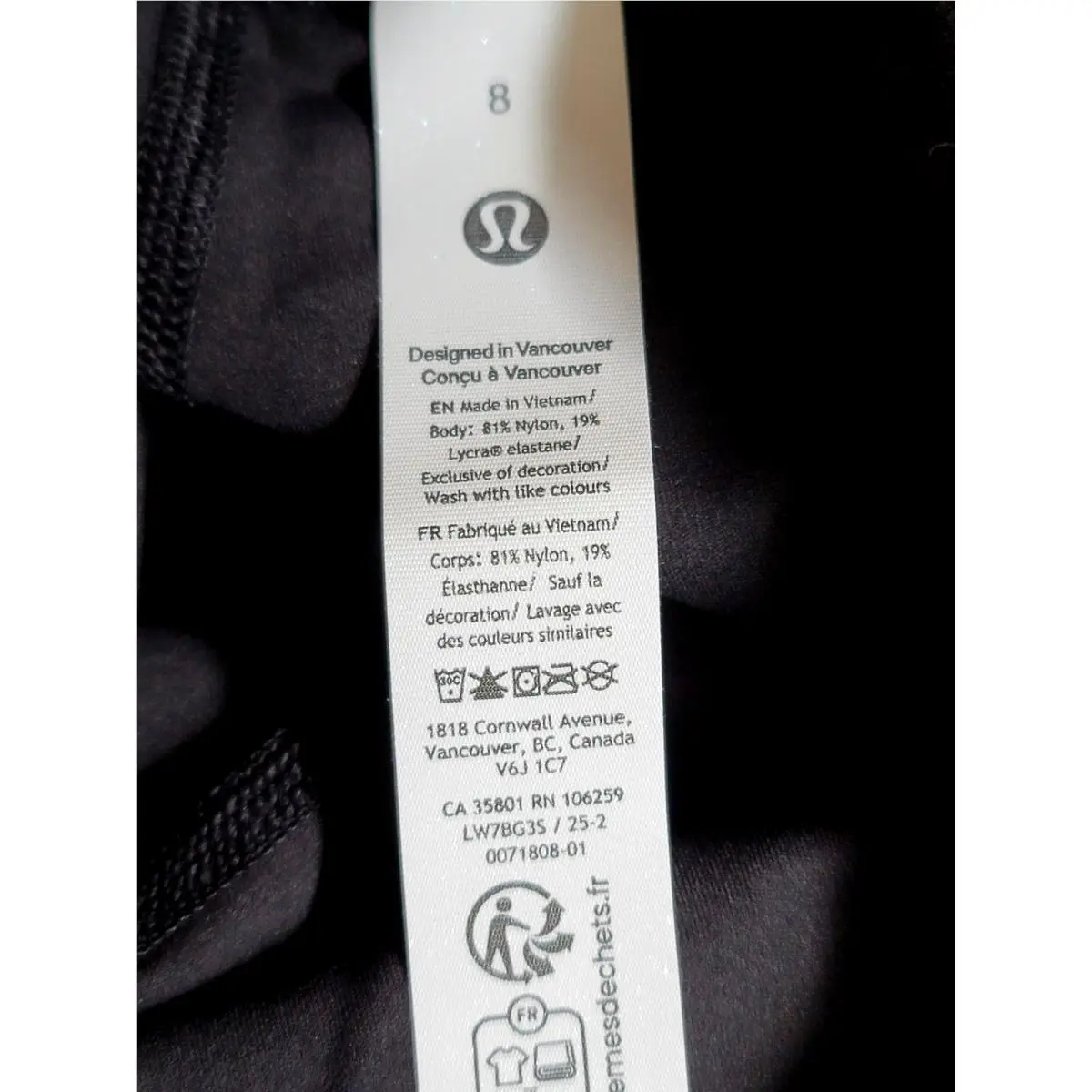 Lululemon clothing - Black 3