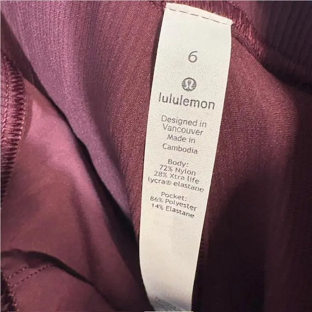 Lululemon clothing - Red 4