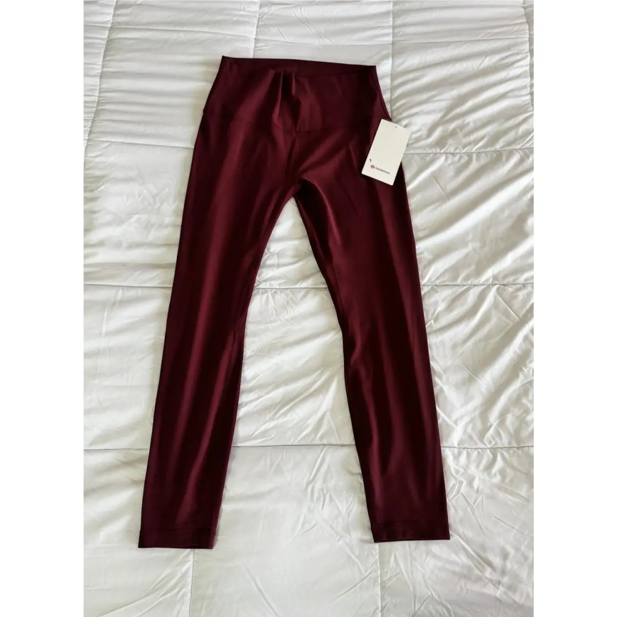 Lululemon Align No Line HR High Rise Pant 25” Size 10 Burgundy Bay Leggings
