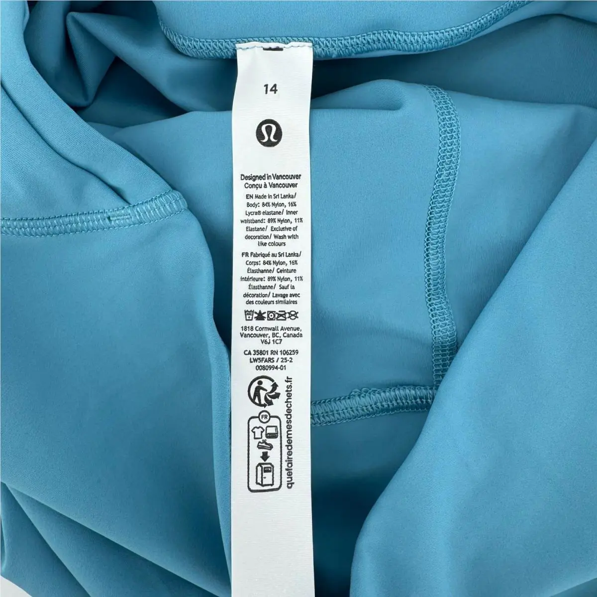 Lululemon clothing - Blue 2