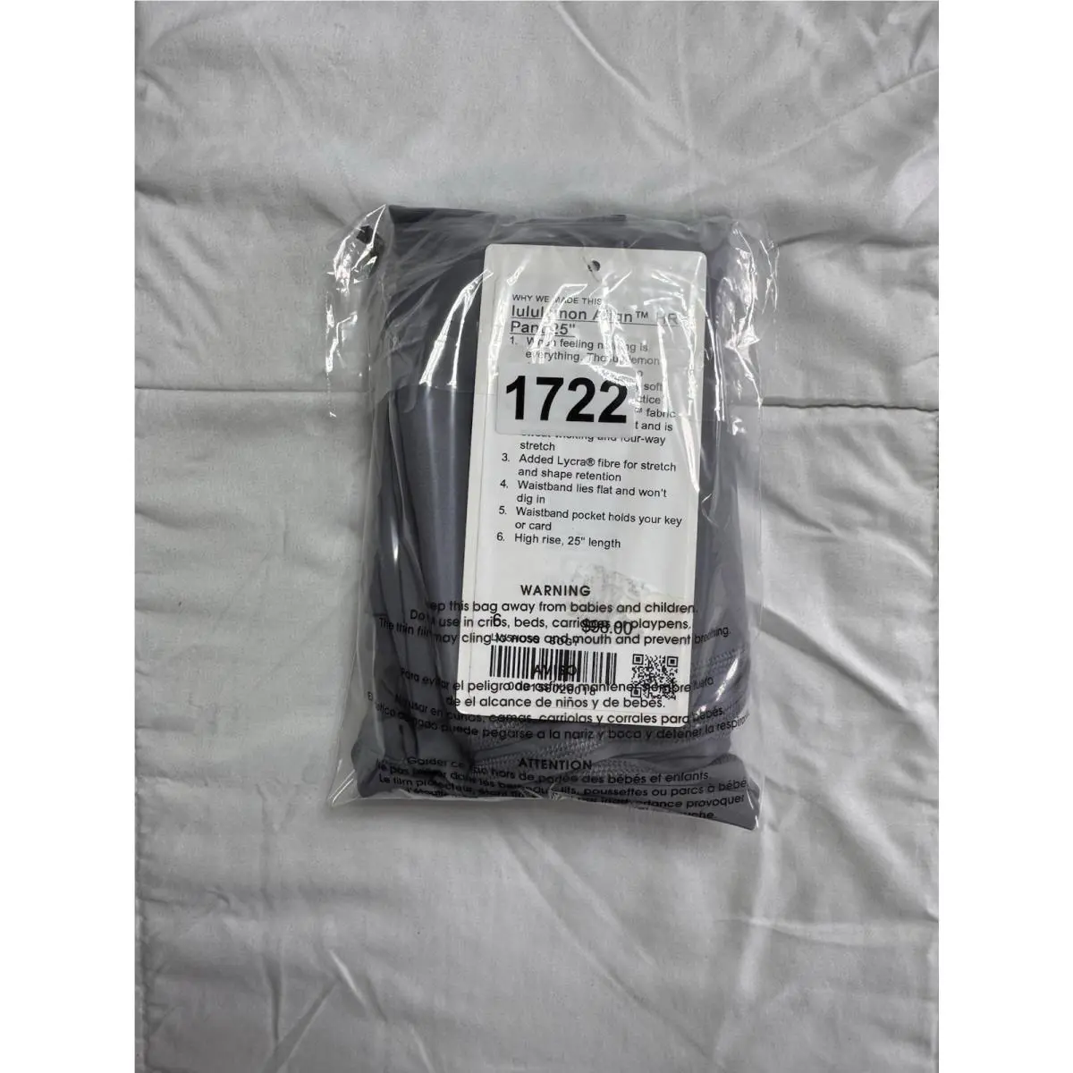Lululemon clothing - Gray 7