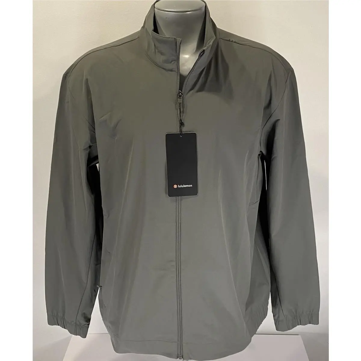 Lululemon Zeroed in Track Jacket Mens Xxl Green Sage Full Zip LM3FGXS