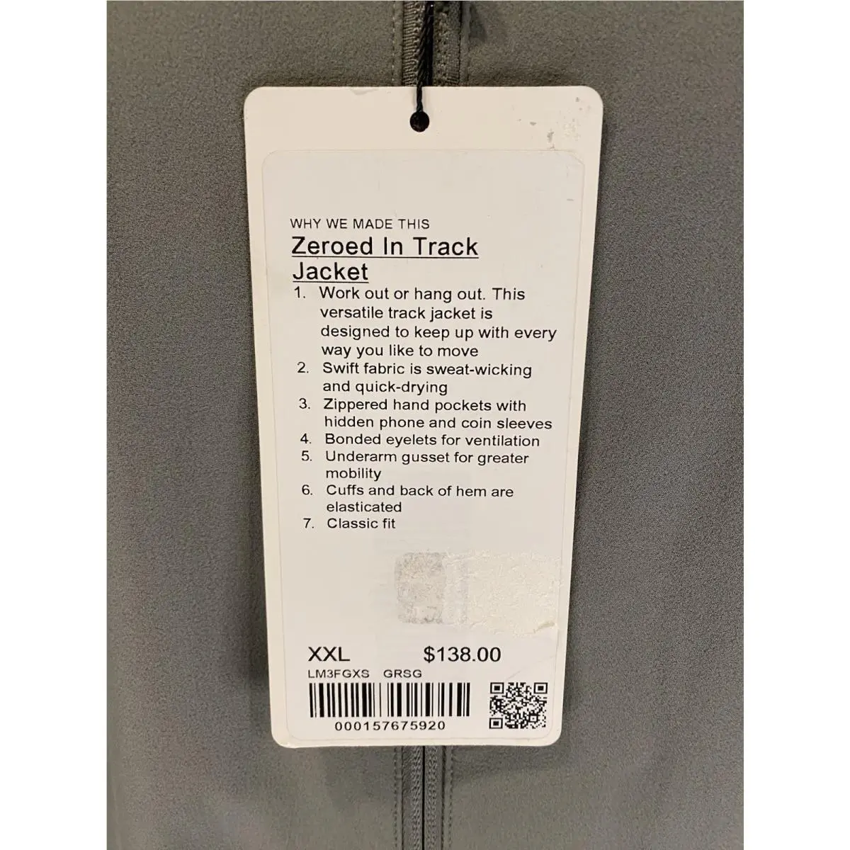 Lululemon clothing - LM3FGXS - Green Sage 3
