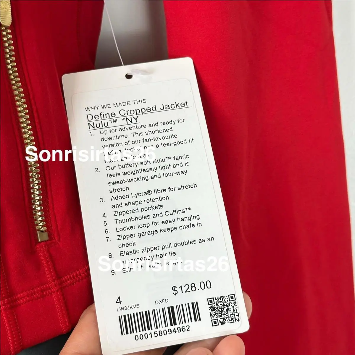 Lululemon clothing - Red 3