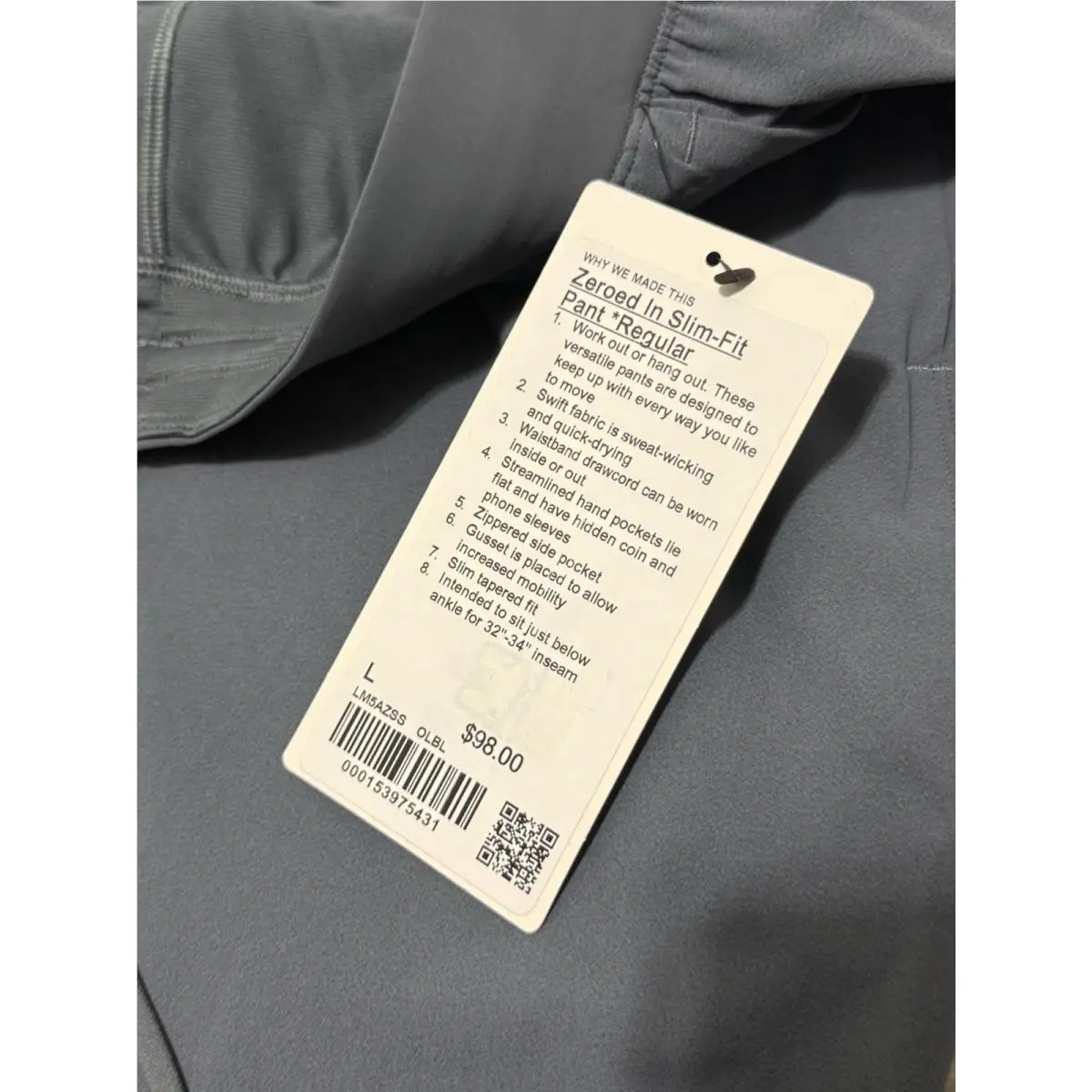 Lululemon clothing - Blue 4