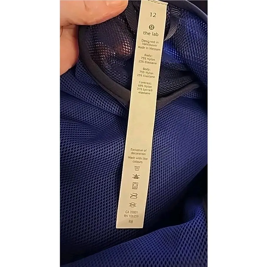 Lululemon clothing - Lululemon Kaomi - Kaomi - W4BCZS - Blue and Black 12