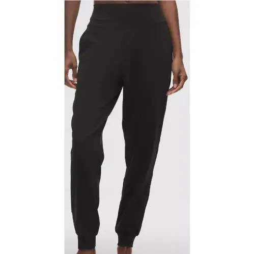 Lululemon Women’s Black Align HR Jogger Pants Pockets Stretch Athleisure Sz 8