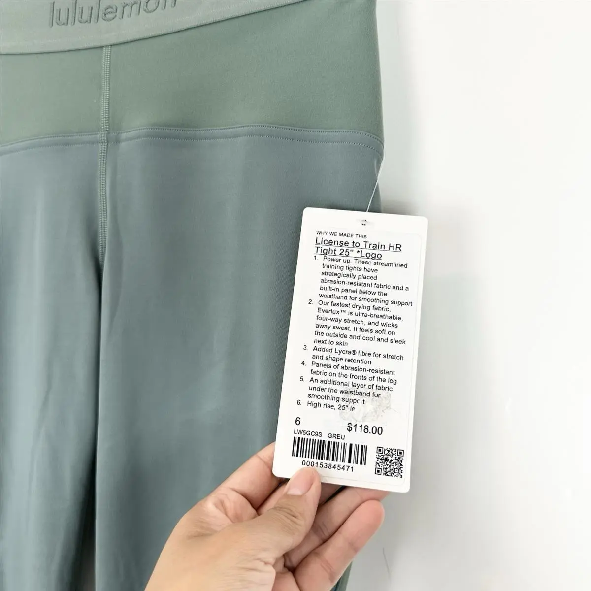 Lululemon clothing - Green 2