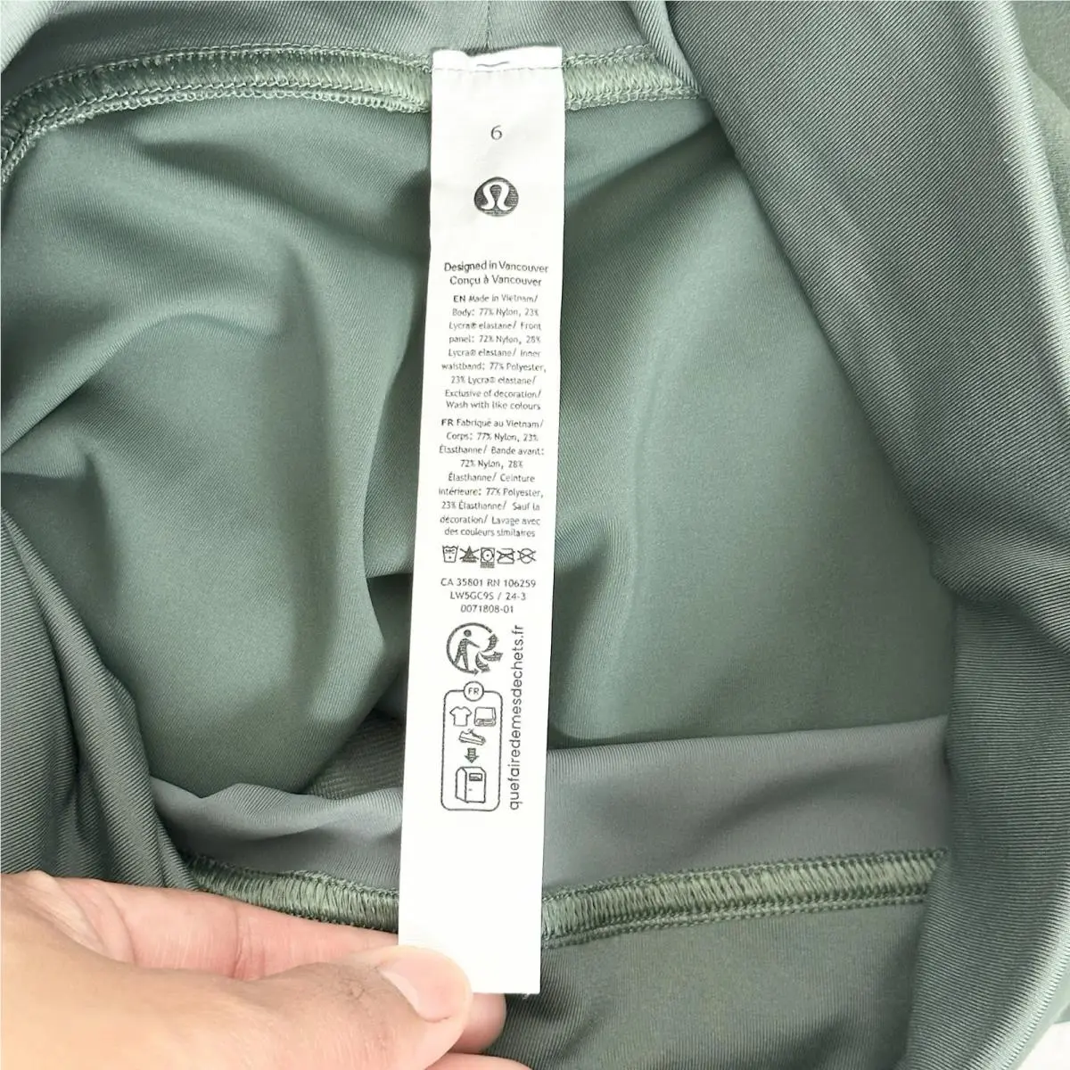 Lululemon clothing - Green 5