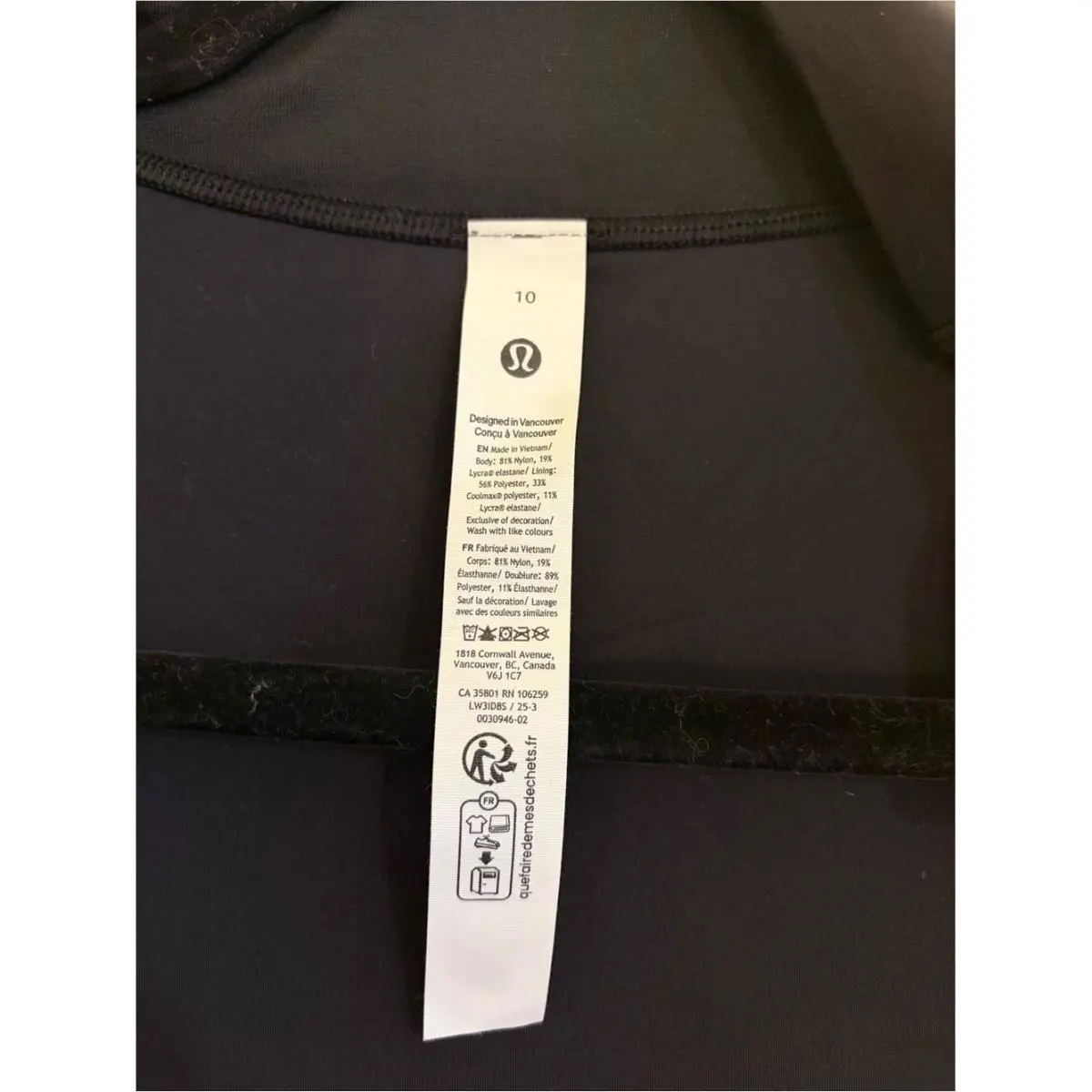 Lululemon clothing - Black 4