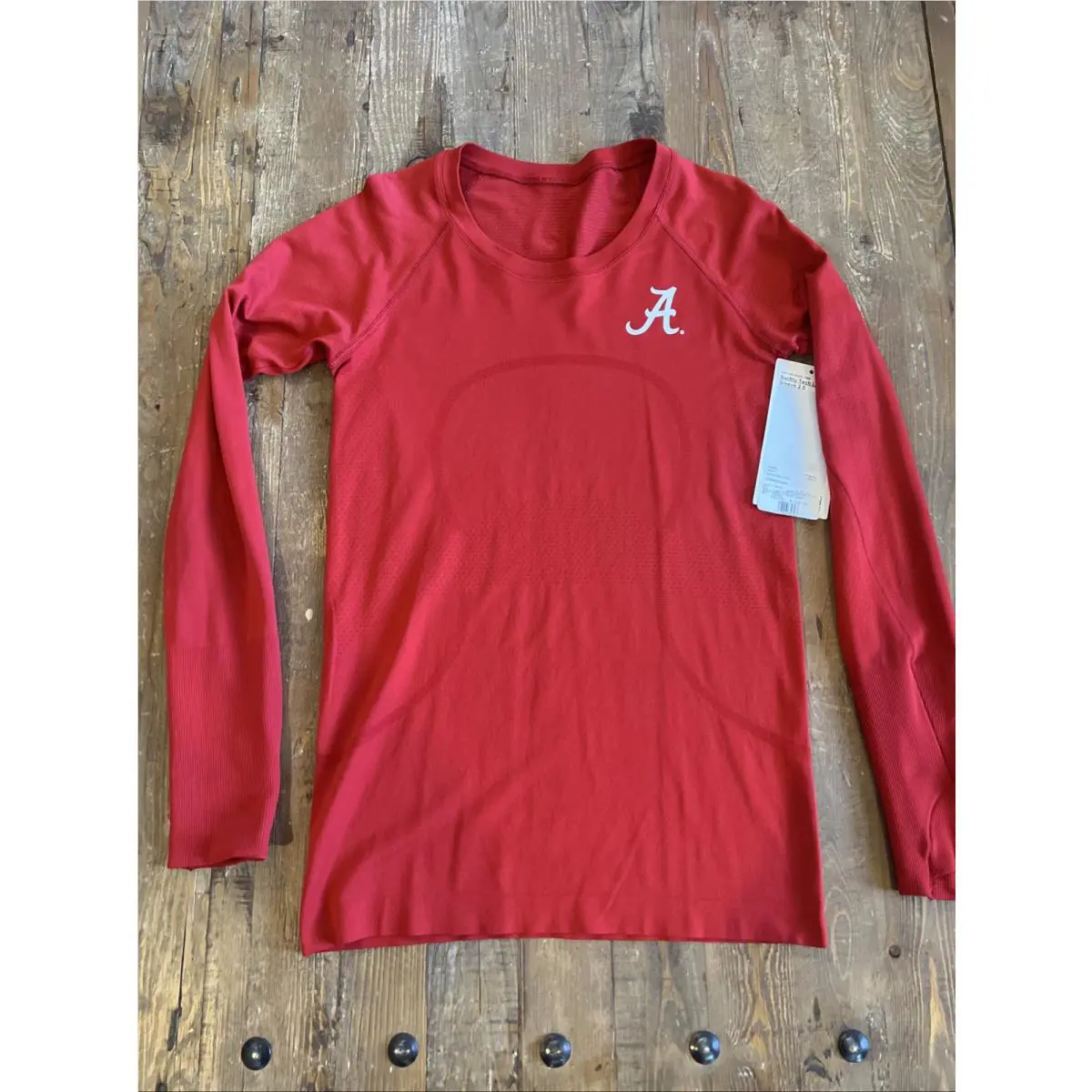 Lululemon Swiftly Tech Long Sleeve 2.0 University of Alabama Script A Sz 6 Women
