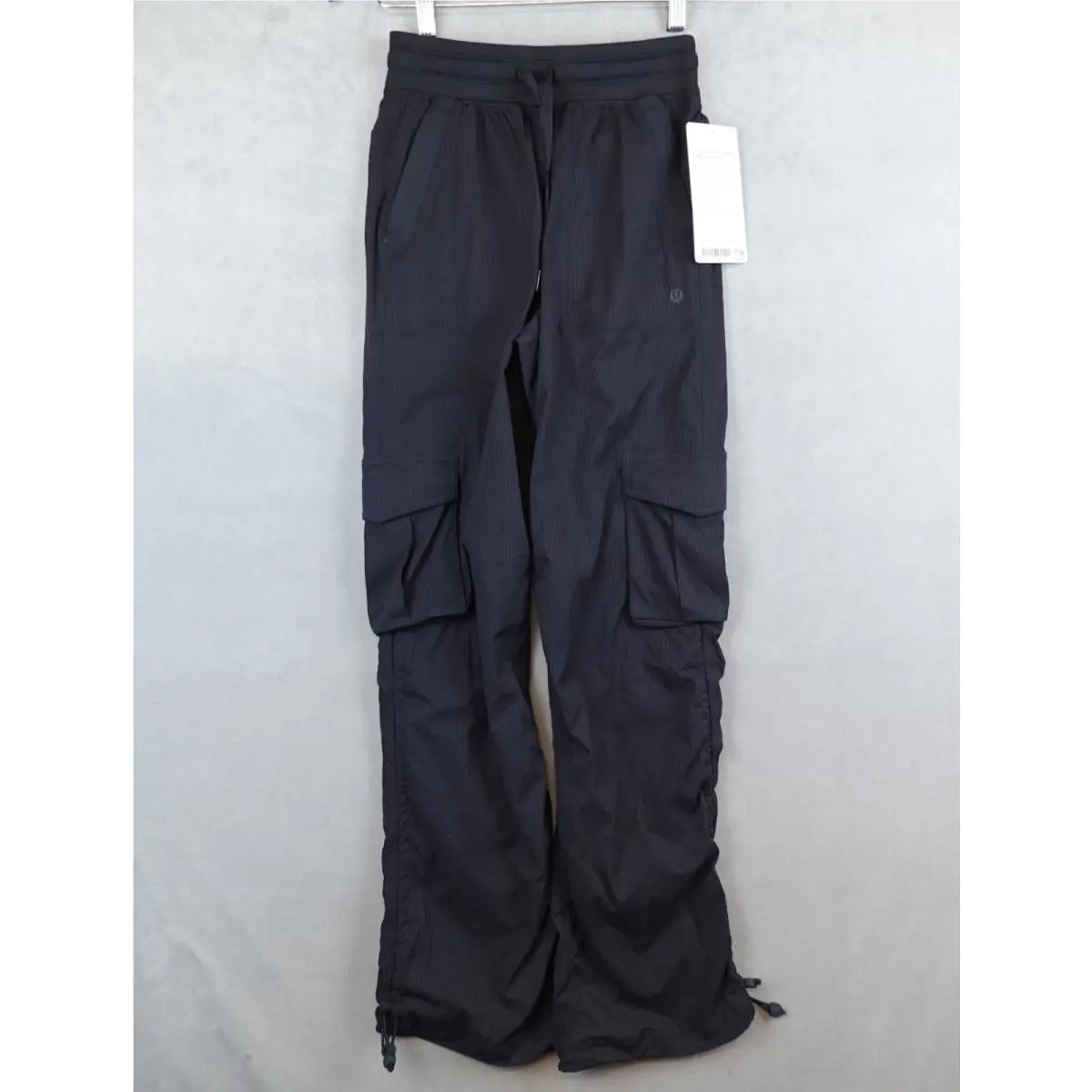 Lululemon Dance Studio Relaxed Fit MR Cargo Pants Black Womens Xxxs 25W/31L