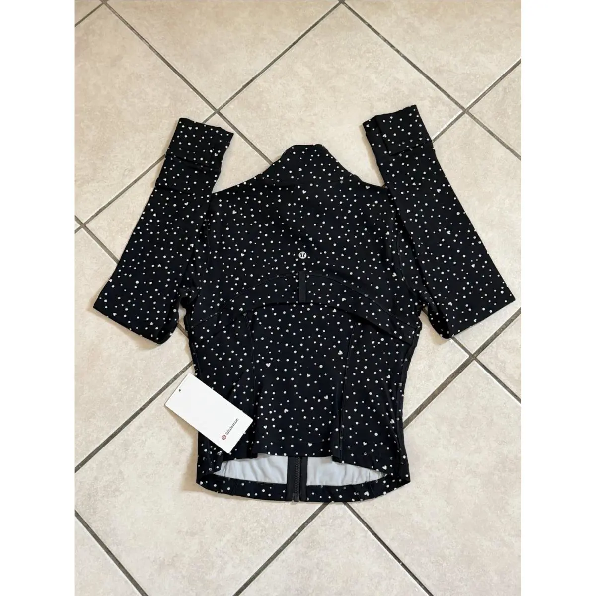 Lululemon clothing - LULULEMON Define - Define - Black With White Dots And Hearts 0
