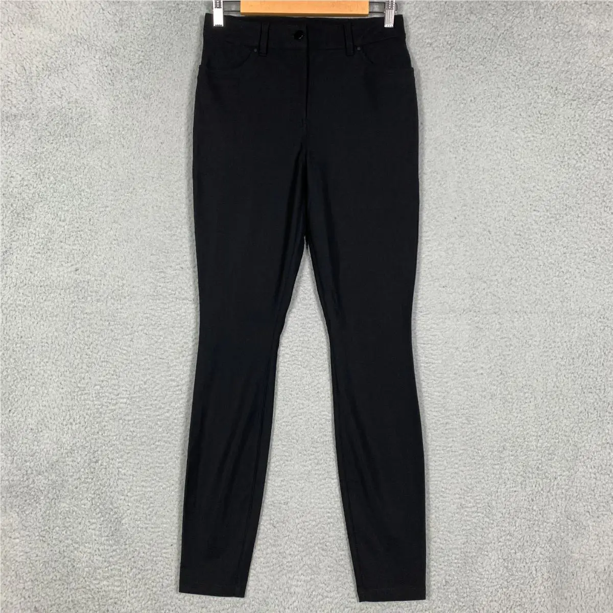 Lululemon City Sleek Pants Womens 28 Black Slim High Rise Casual Travel