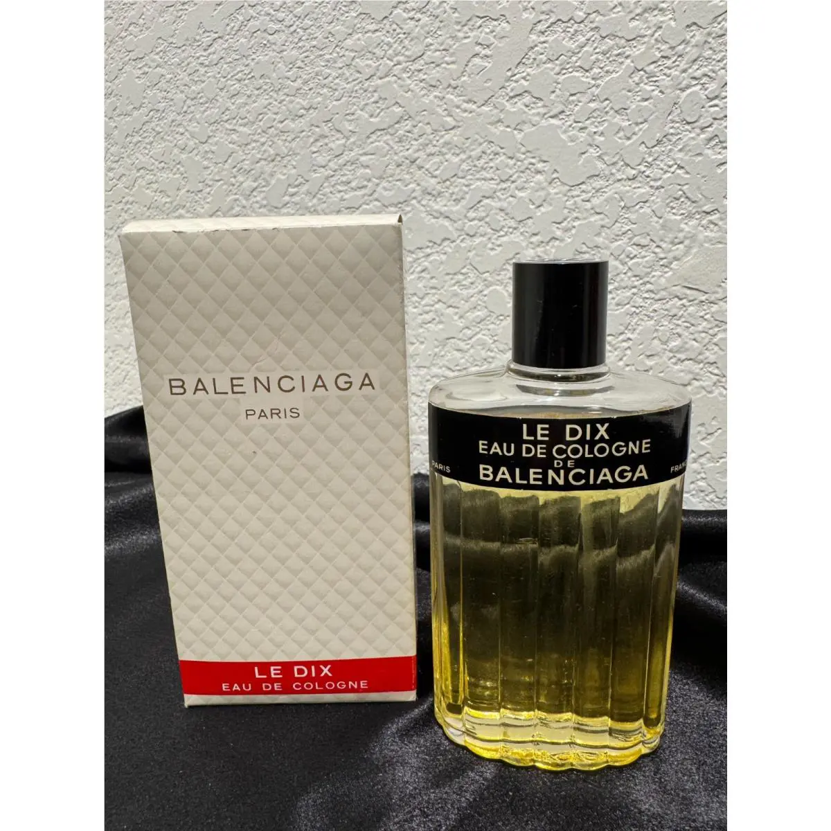 Balenciaga Le Dix Eau De Cologne 4 Fl Oz Splash Paris Vintage