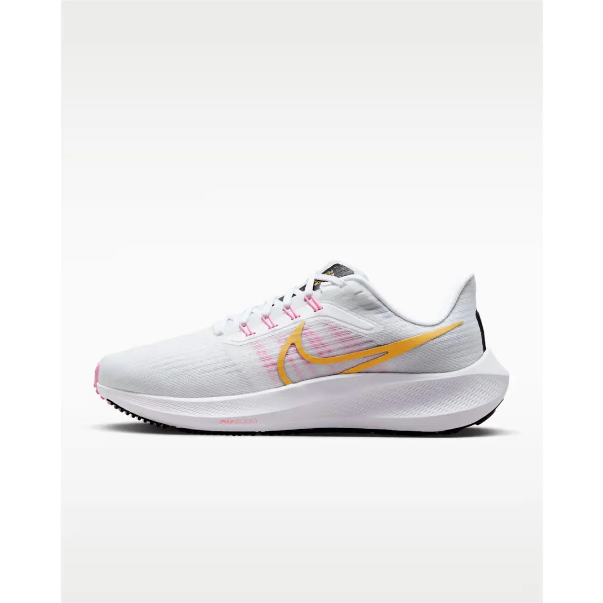 Nike Air Zoom Pegasus 39 White Gold Pink Women`s Mesh Sneakers DH4072-104