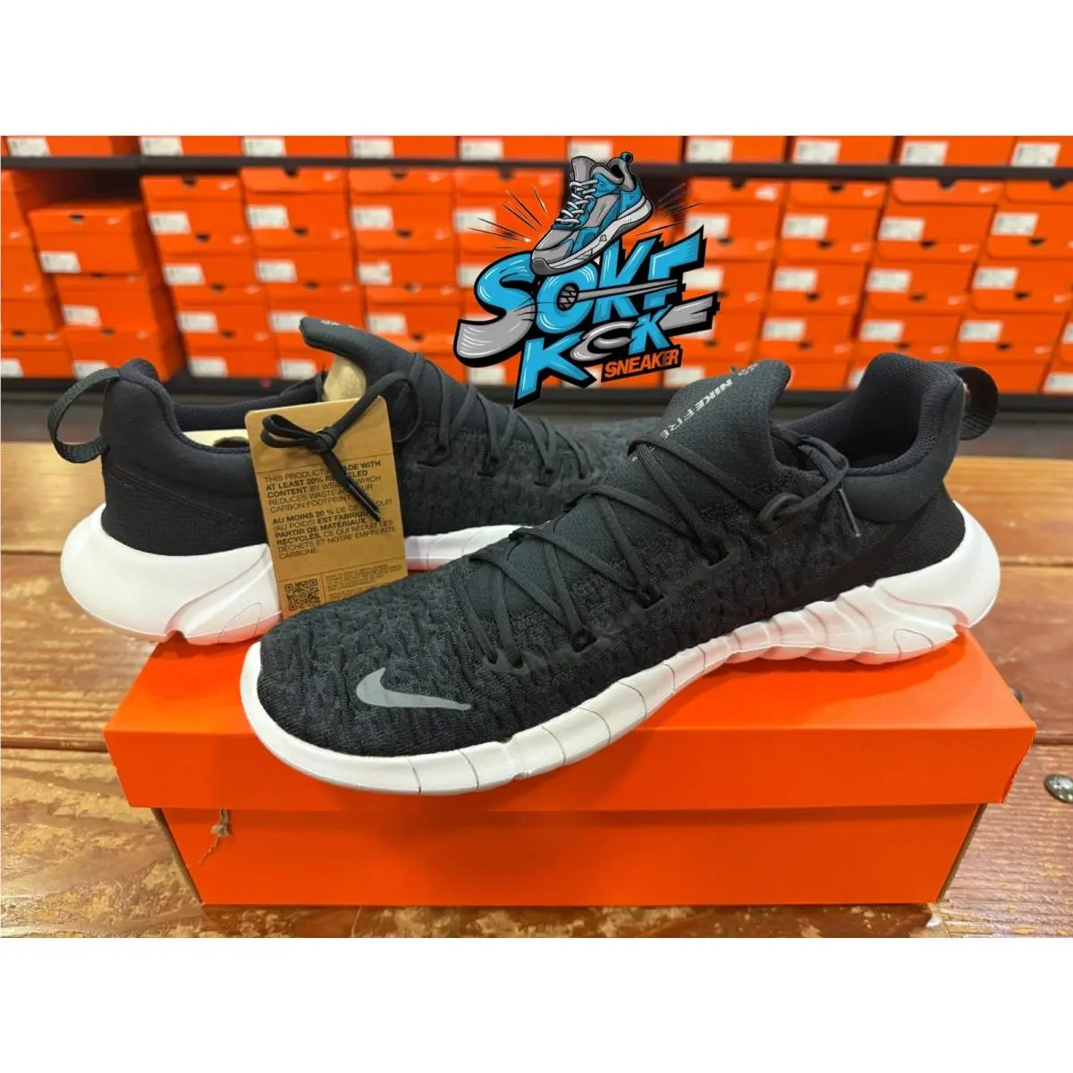 Nike shoes - Nike Free RN - Free - CZ1884-001 - Black 6