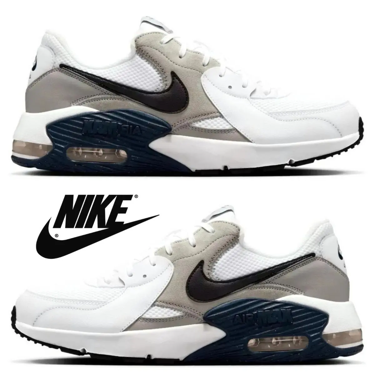 Nike shoes - Nike Air Max Excee - Air Max Excee - Gray, Maufacturer: White/Light Smoke Grey/Midnight Navy/Black 27