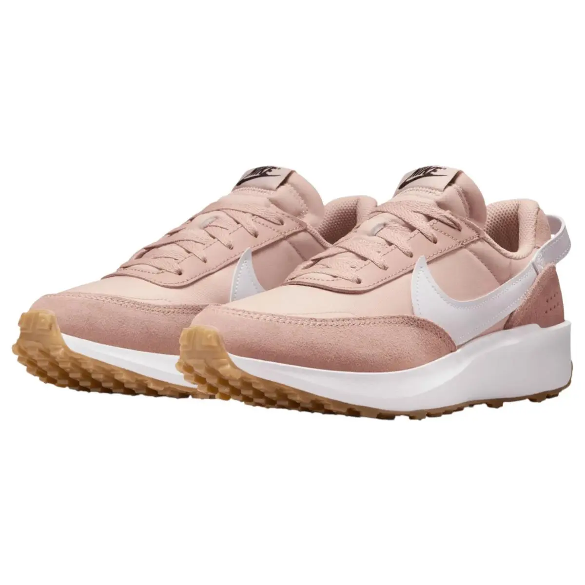 Nike Waffle Debut Running Womens Particle Pink White Gum Brown DH9523-201