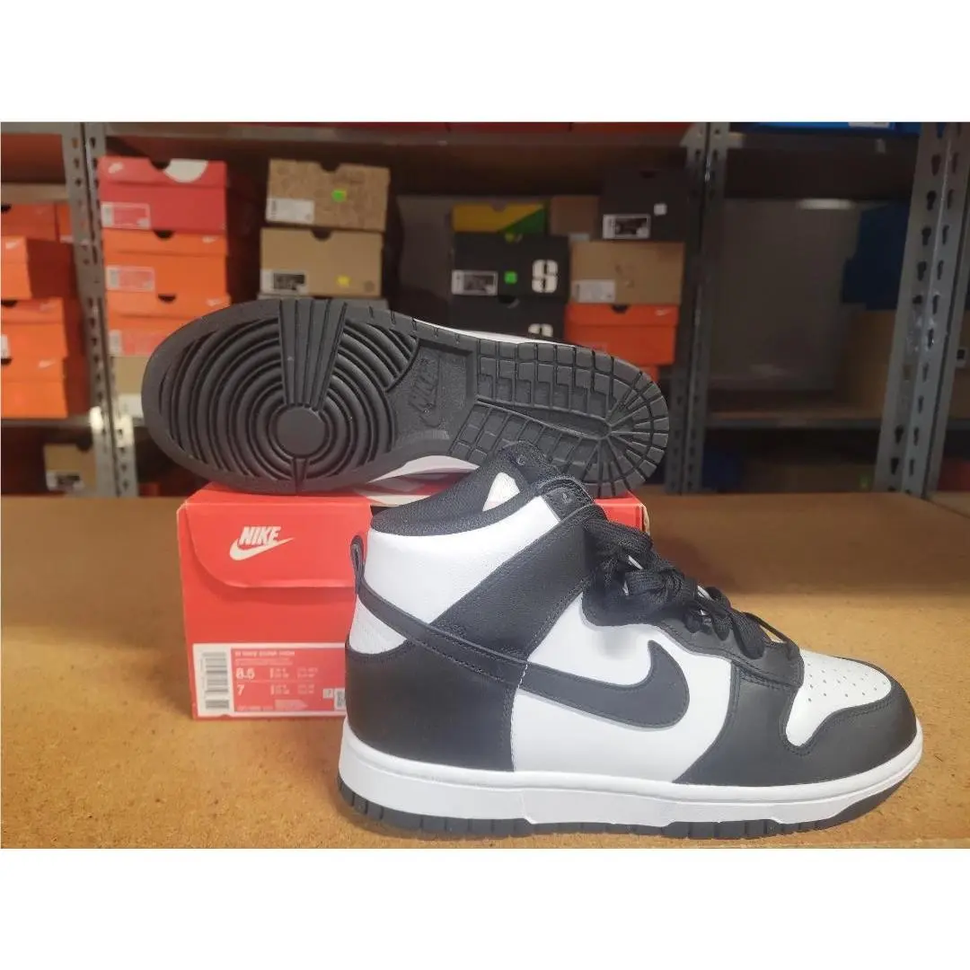 Nike shoes - Nike Dunk High - Dunk High - DD1869 103 - White Black University Red, Women`s: White Black University Red 5