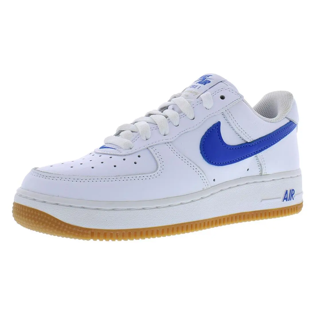 Nike shoes - White/Royal Blue/Gum Yellow, Main: White 4
