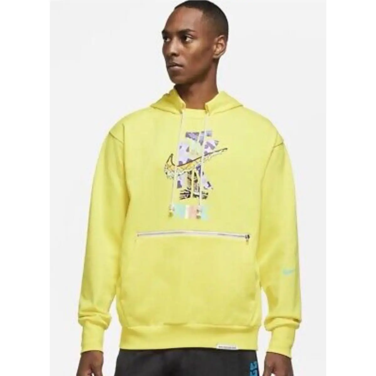 Nike Kyrie Best OF What The Dri-fit Yellow Pullover Hoodie DD9012-731