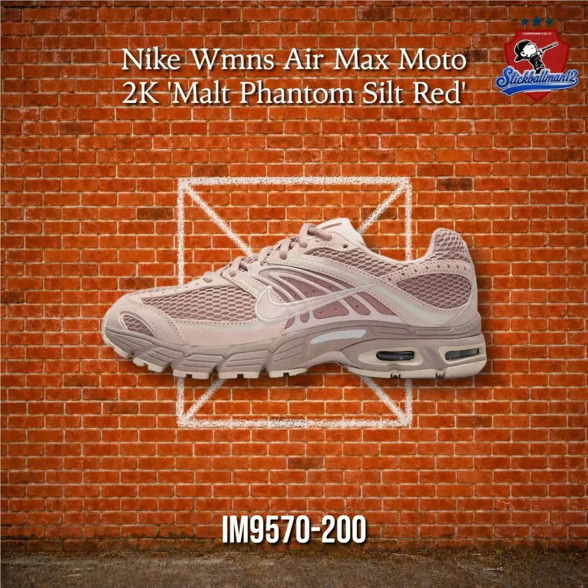 Nike Air Max Moto 2K Malt Phantom Women`s IM9570-200 - Multicolor