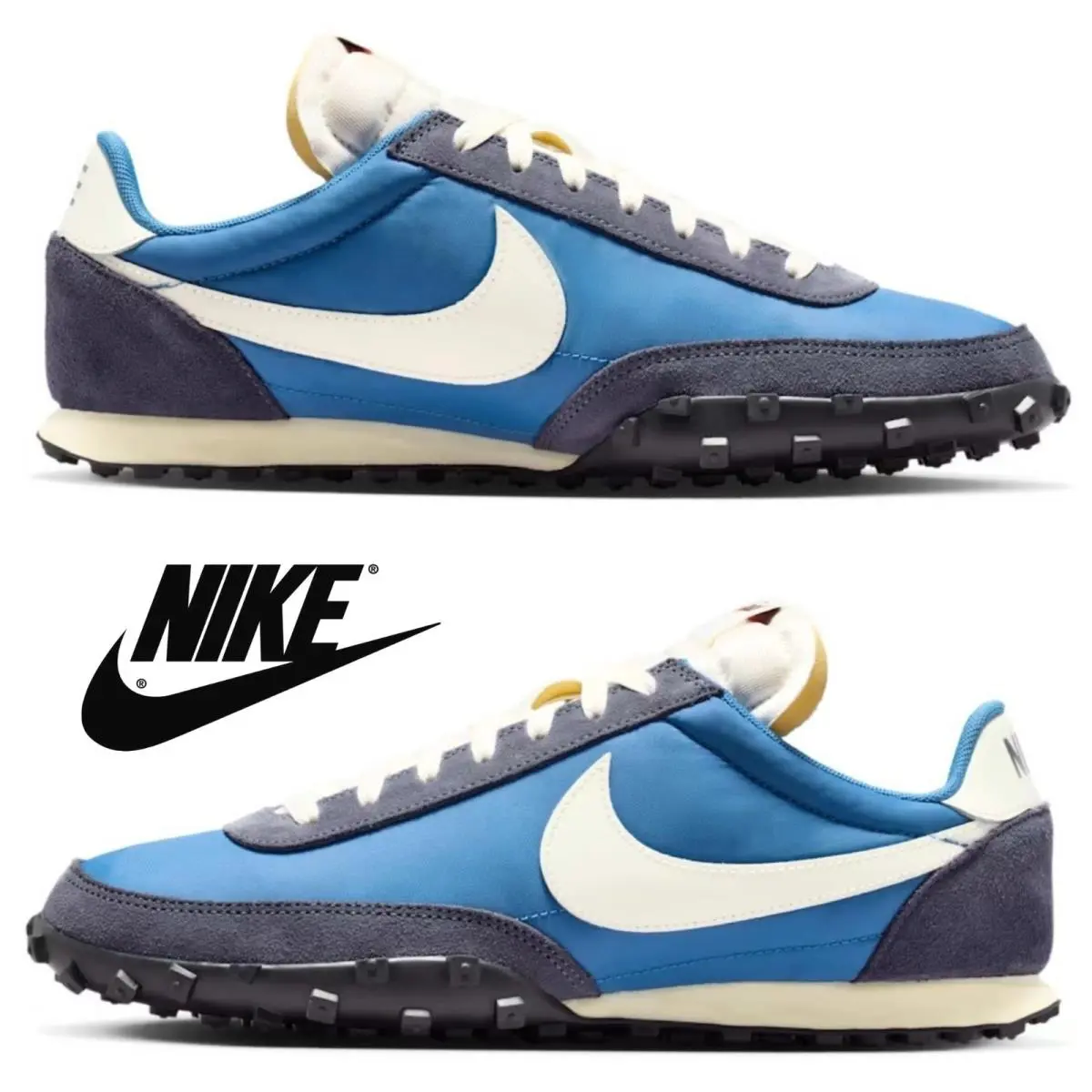 Nike shoes - Nike Waffle Racer - Waffle Racer - Blue, Maufacturer: Star Blue/Thunder Blue/Black/Sail 17