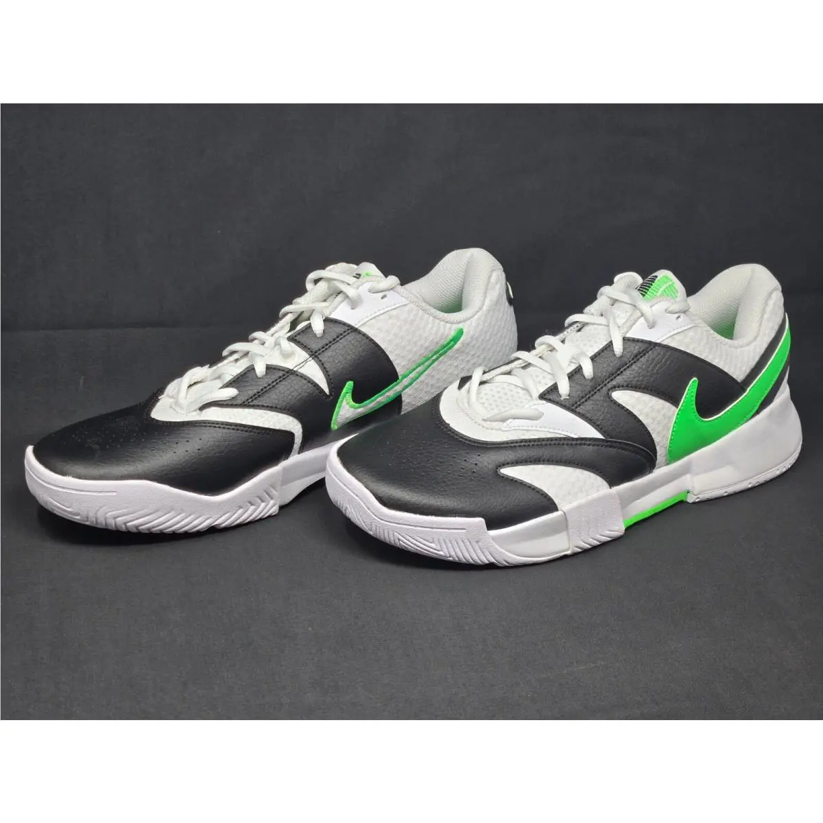 Nike Court Lite 4 Men`s Multi Sizes White Black Tennis Shoes FD6574-105 Nby