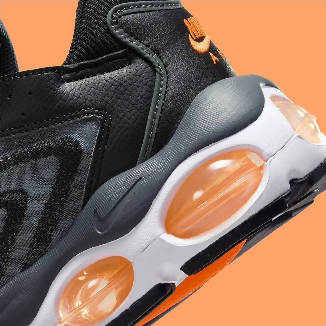 Nike shoes - Nike Air Max TW NN - FQ2437 001 - BLACK / TOTAL ORANGE 5