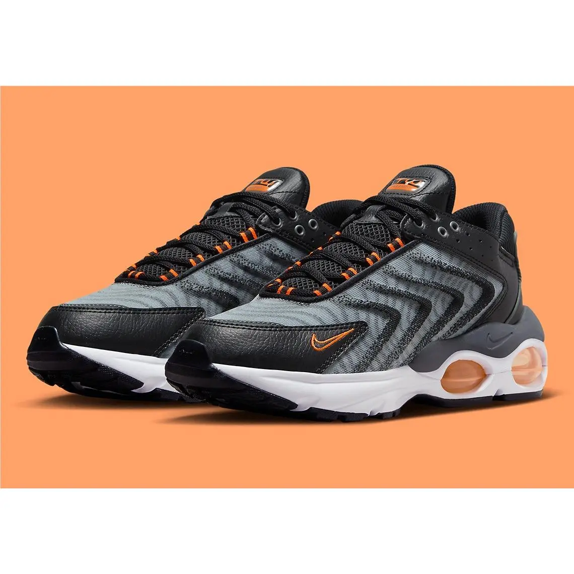 Nike shoes - Nike Air Max TW NN - FQ2437 001 - BLACK / TOTAL ORANGE 7