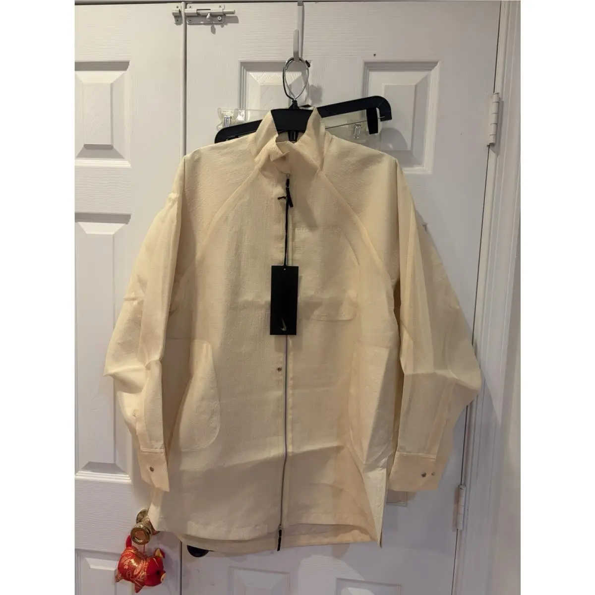 Nike Womens Esc Every Stitch Considered Oversized Shirt Jacket Coco M L
