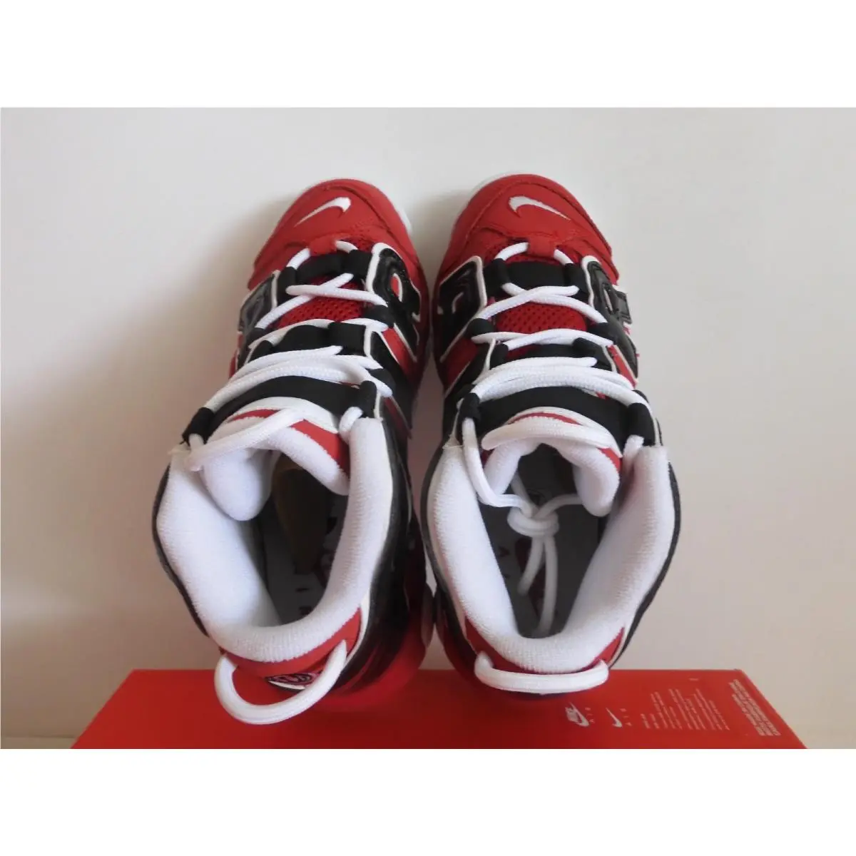 Nike shoes - Nike Air More Uptempo GS - Red 4