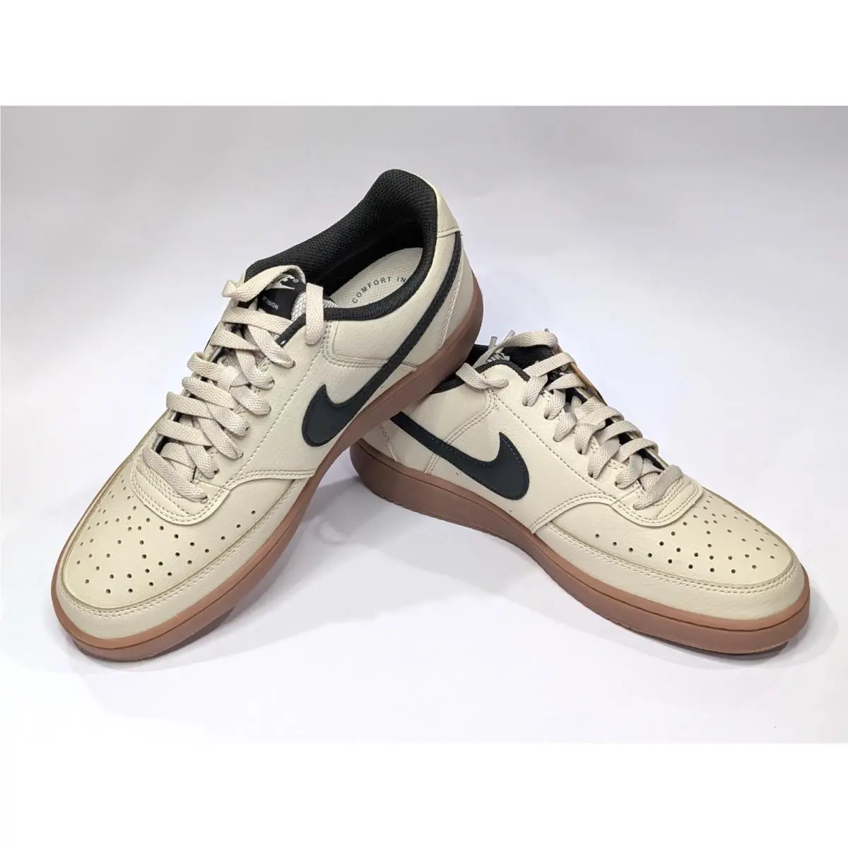 Nike Court Vision Low Light Khaki/sequoia Men`s Sneakers-asst Sz HV4506-200