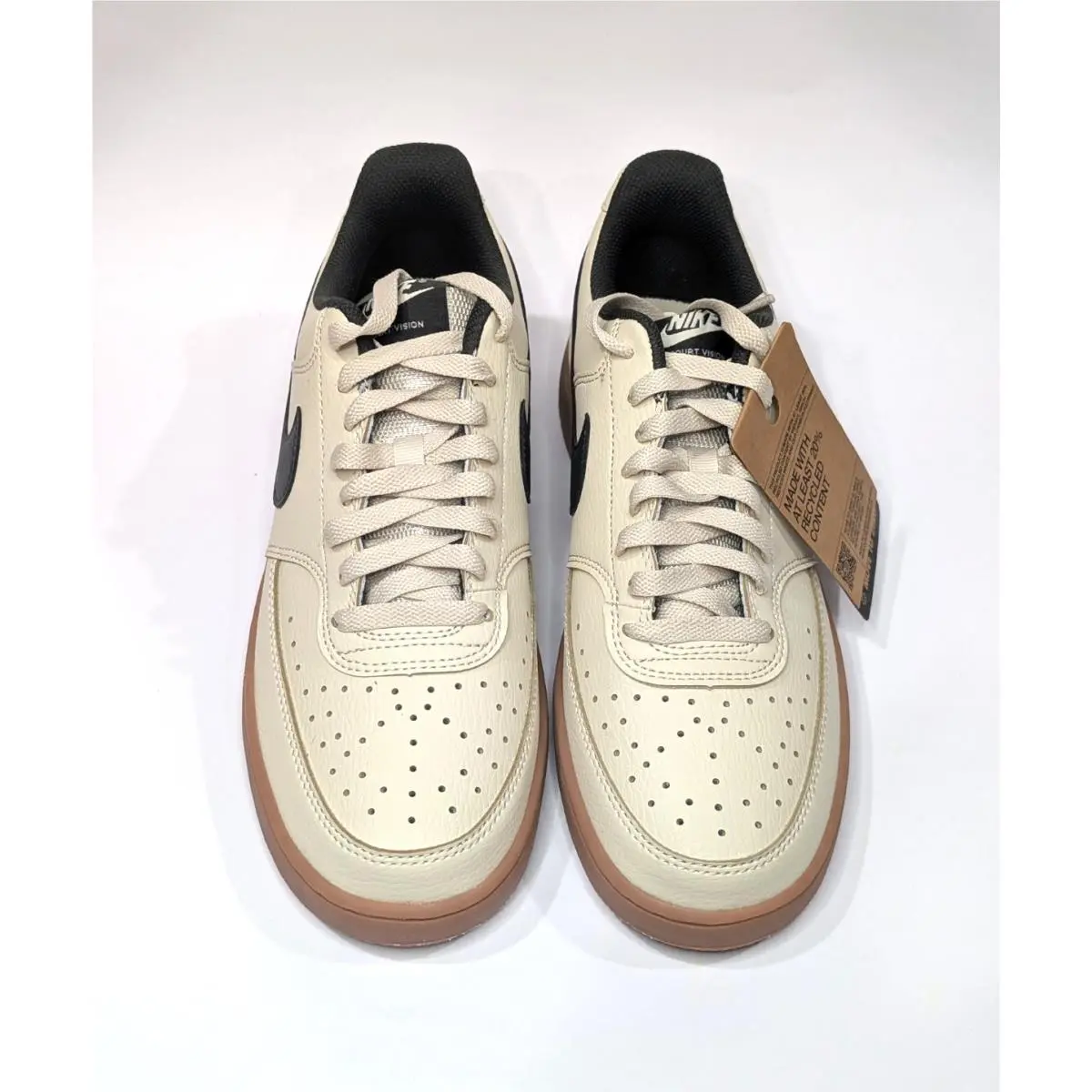 Nike shoes - Nike Court Vision Low - Court Vision Low - HV4506-200 - Light Khaki/Sequoia 11
