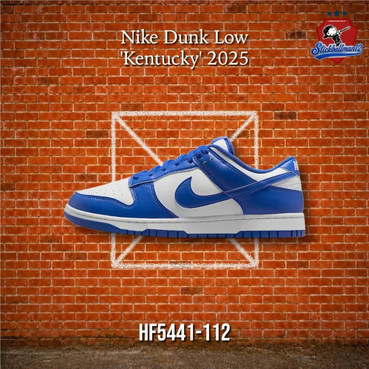 Nike Dunk Low `kentucky` 2025 HF5441-112 - Multicolor