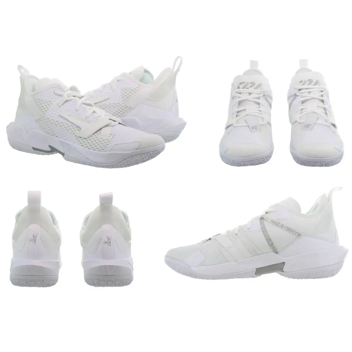 Nike shoes - Nike Jordan Why Not Zero 4 - CQ4230 101 - Triple White, Metallic Silver 4