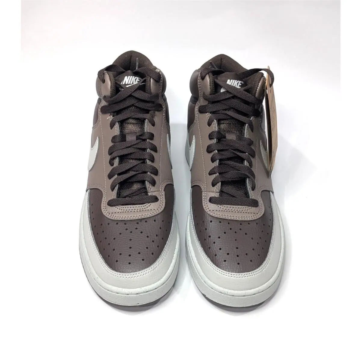 Nike shoes - Nike Court Vision Mid - Court Vision Mid - DN3577-200 - Baroque Brown/Light Bone 9
