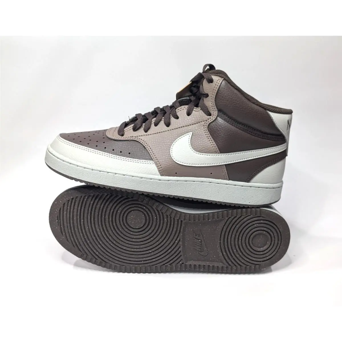 Nike shoes - Nike Court Vision Mid - Court Vision Mid - DN3577-200 - Baroque Brown/Light Bone 10