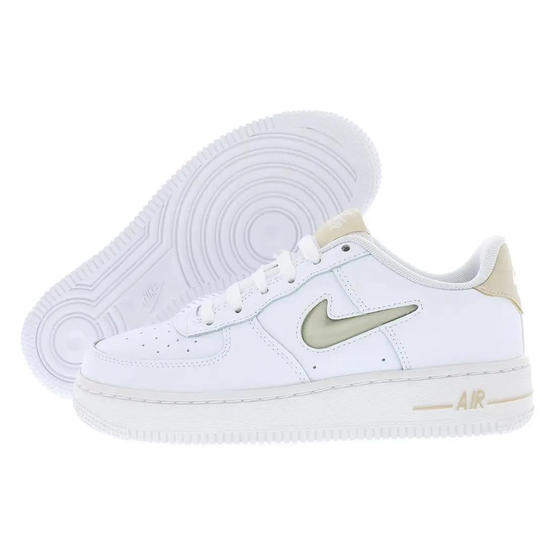Nike Air Force 1 Leather GS Girls Shoes
