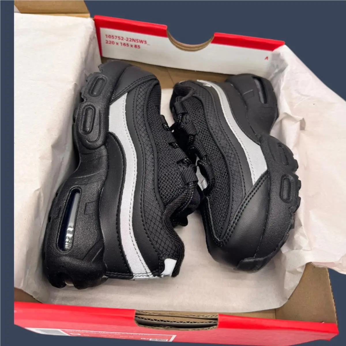 Nike shoes - Nike Air Max 95 Recraft GS Black/Metallic Silver – HQ6365-013 6