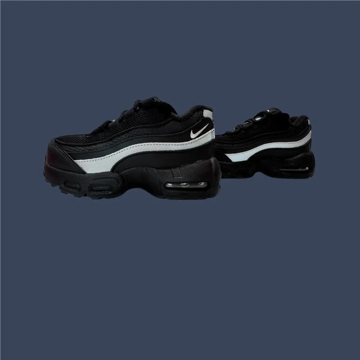 Nike shoes - Nike Air Max 95 Recraft GS Black/Metallic Silver – HQ6365-013 13