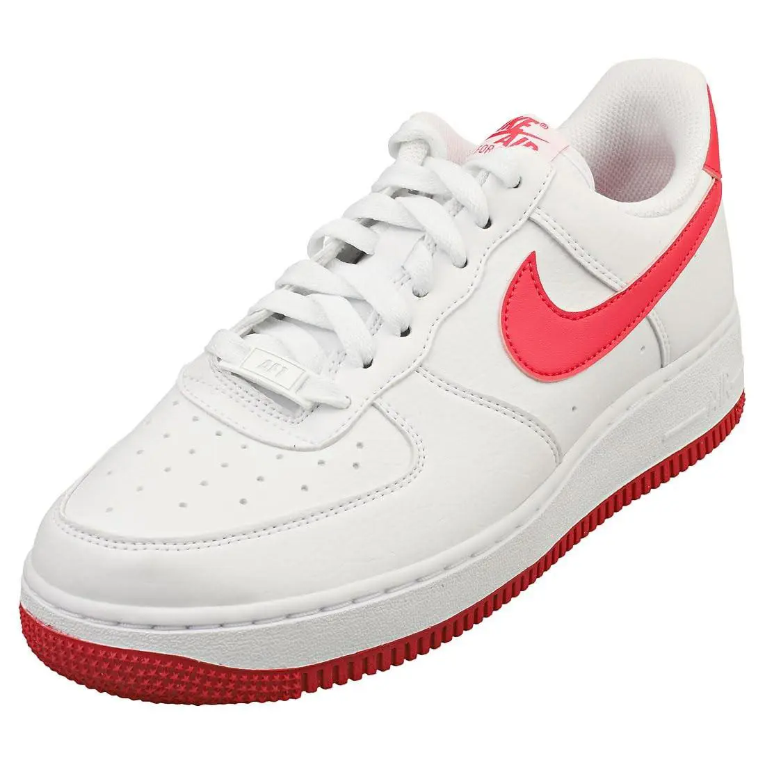 Nike Womens` Air Force-1 `07 Next Nature Shoes - White/aster Pink