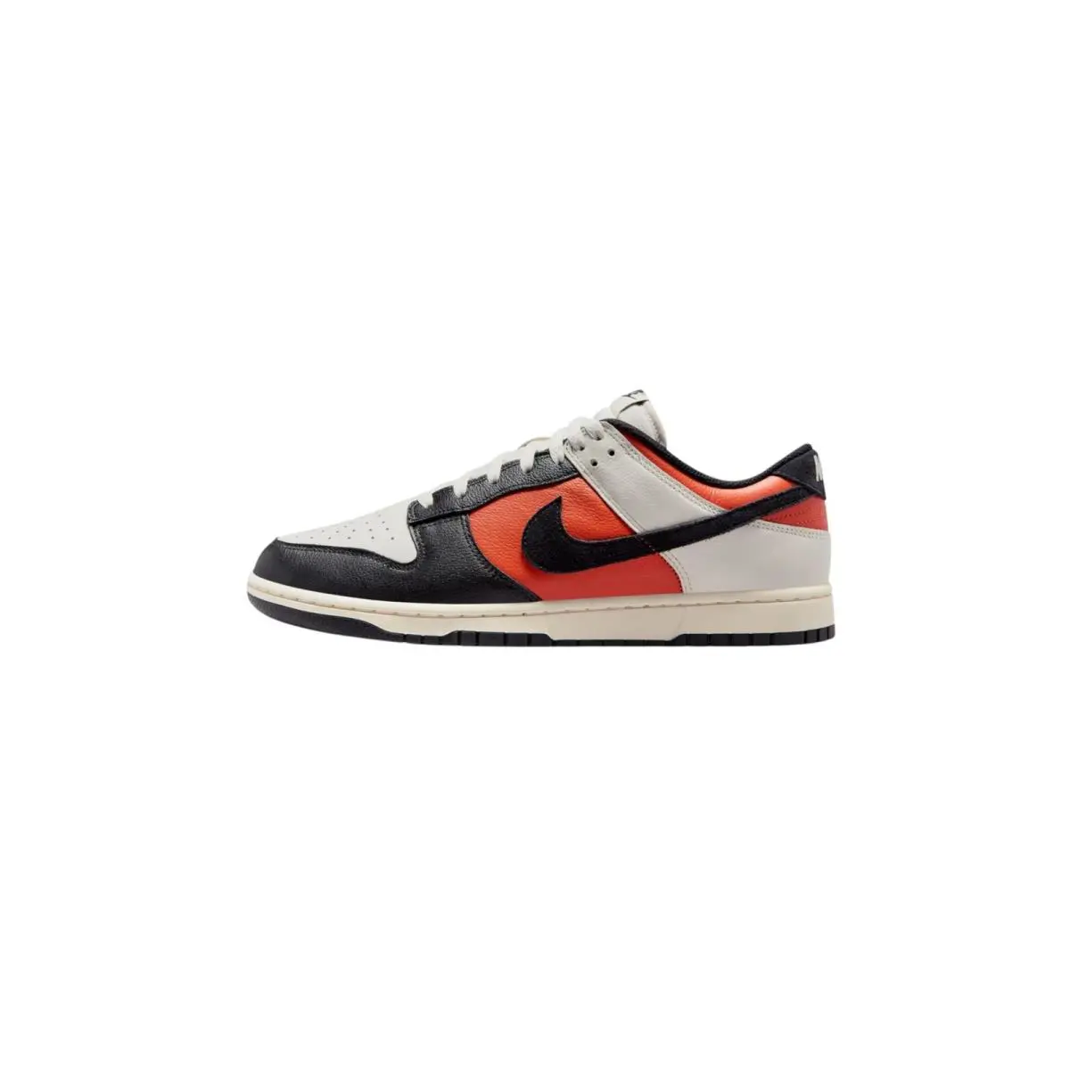 Nike Mens` Dunk Low Retro Shoes - Phantom/black/vitnage Coral/pale Ivory - Phantom/Black/Vintage Coral/Pale Ivory