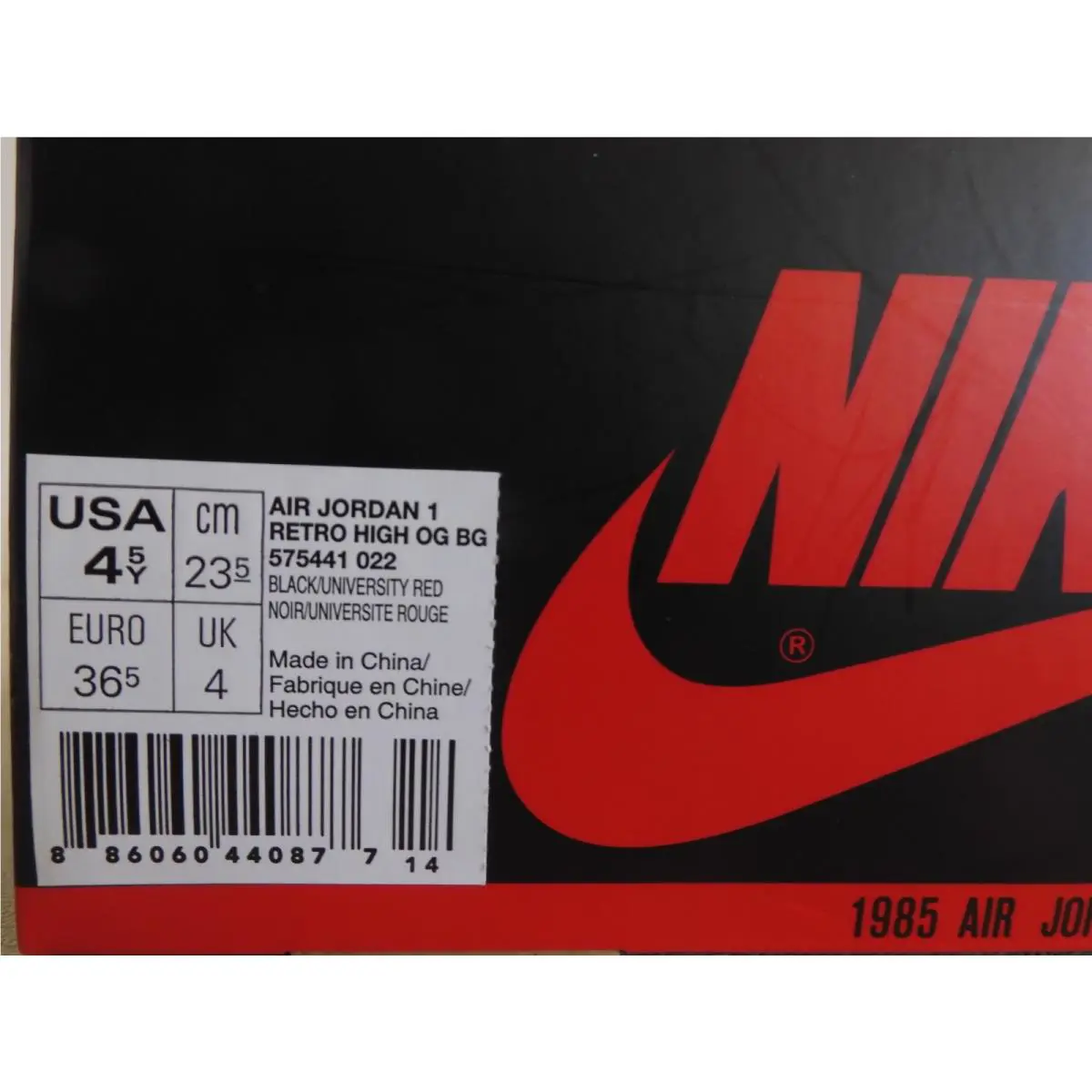 Nike shoes - Air Jordan 1 - Air - Black 22