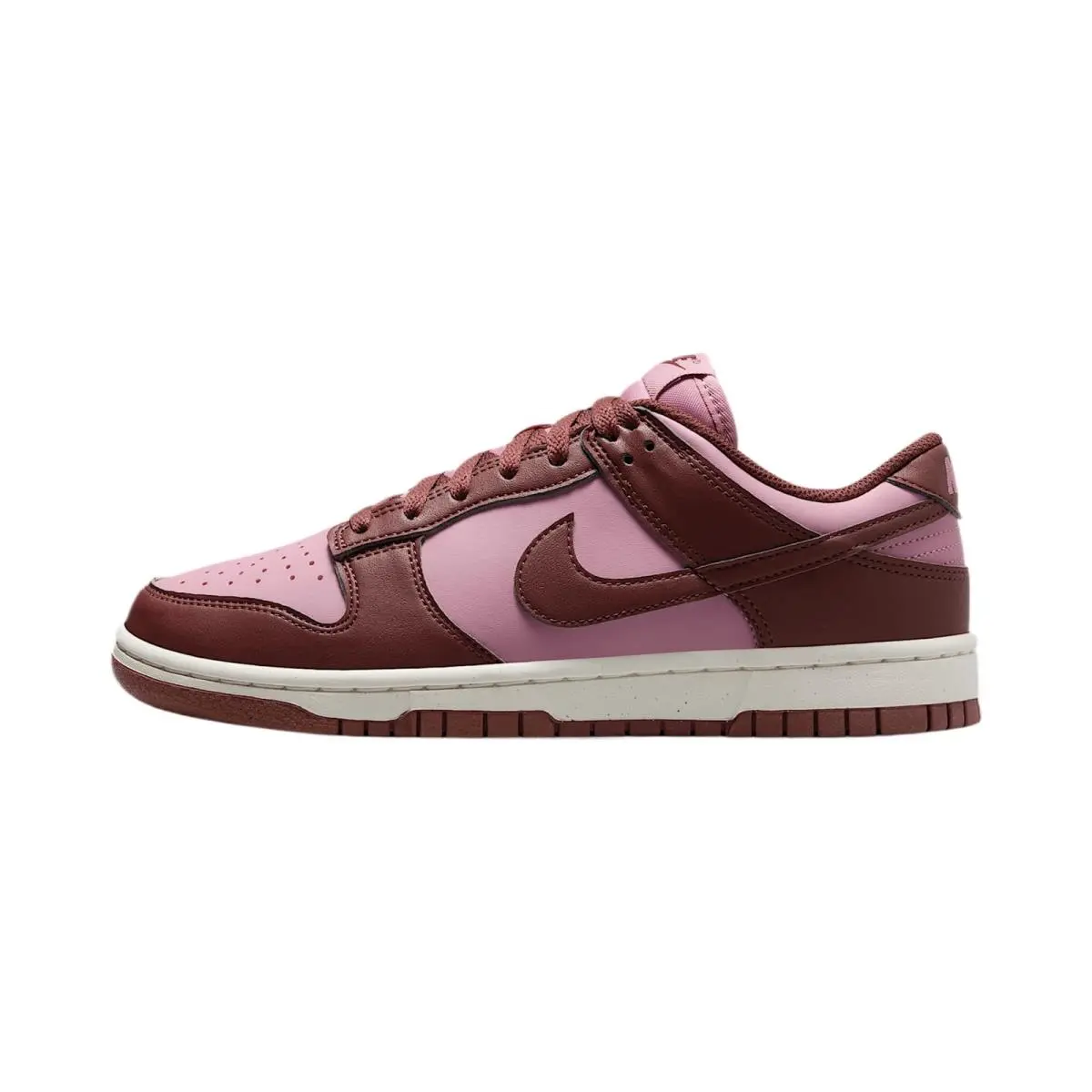 Nike Womens` Dunk Low Next Nature Shoes - White/dark Pony/sail/eleemntal Pink