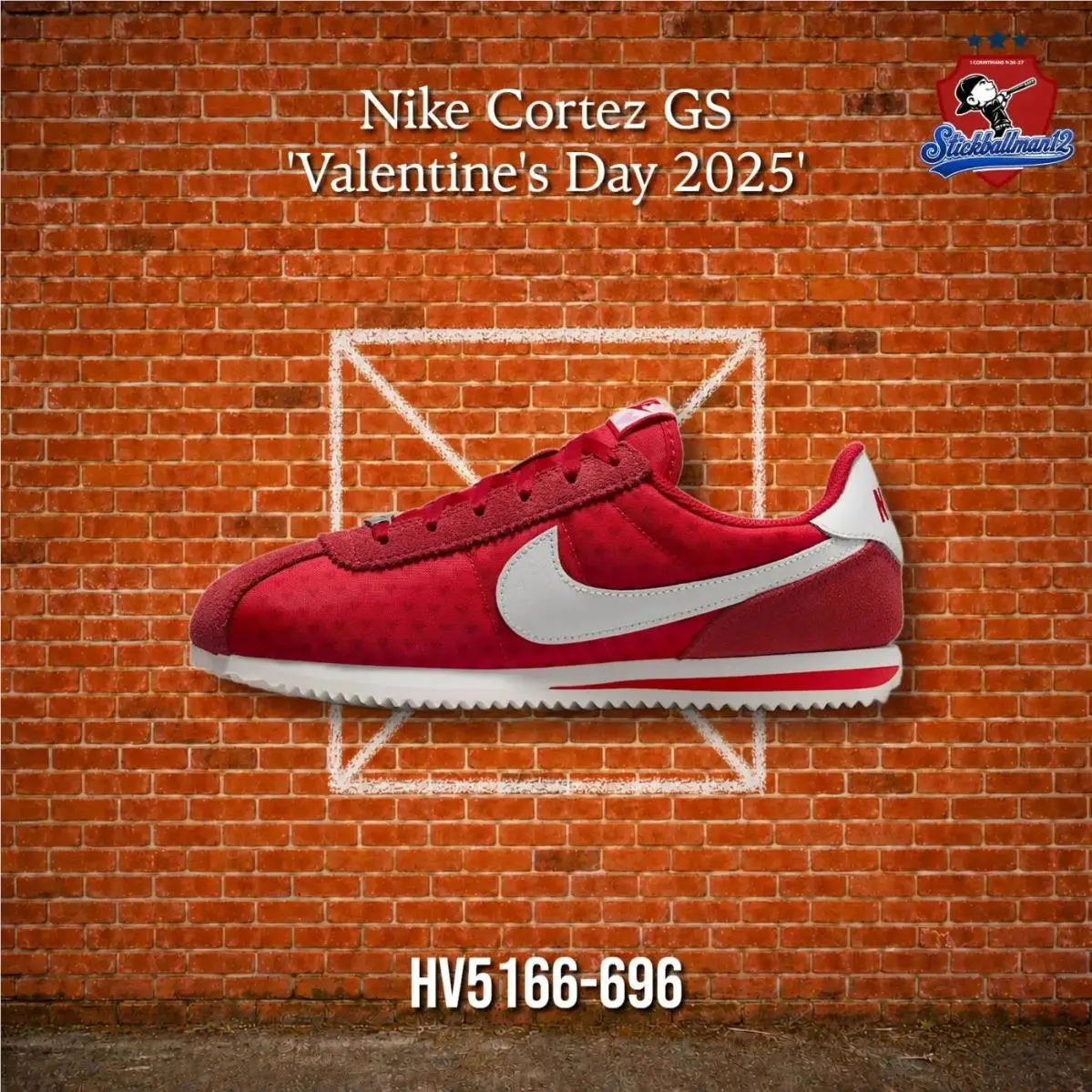 Nike Cortez Valentine`s Day GS HV5166-696 - Multicolor