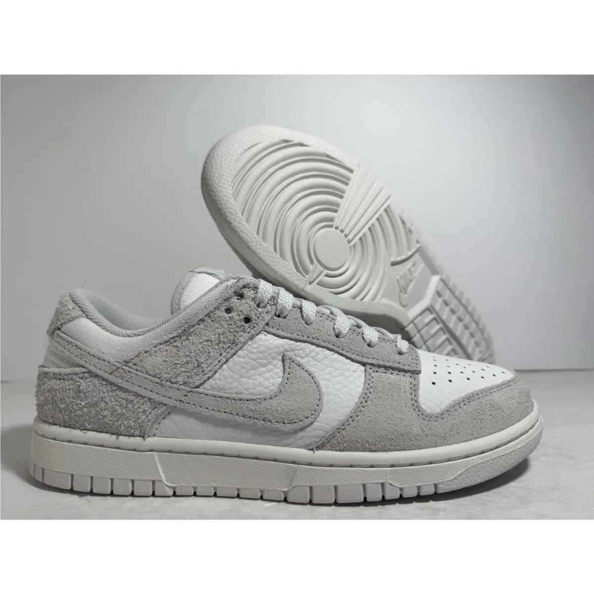 Nike Wmns Dunk Low Suede Leather Summit White Photon Dust HJ5777-100 DI