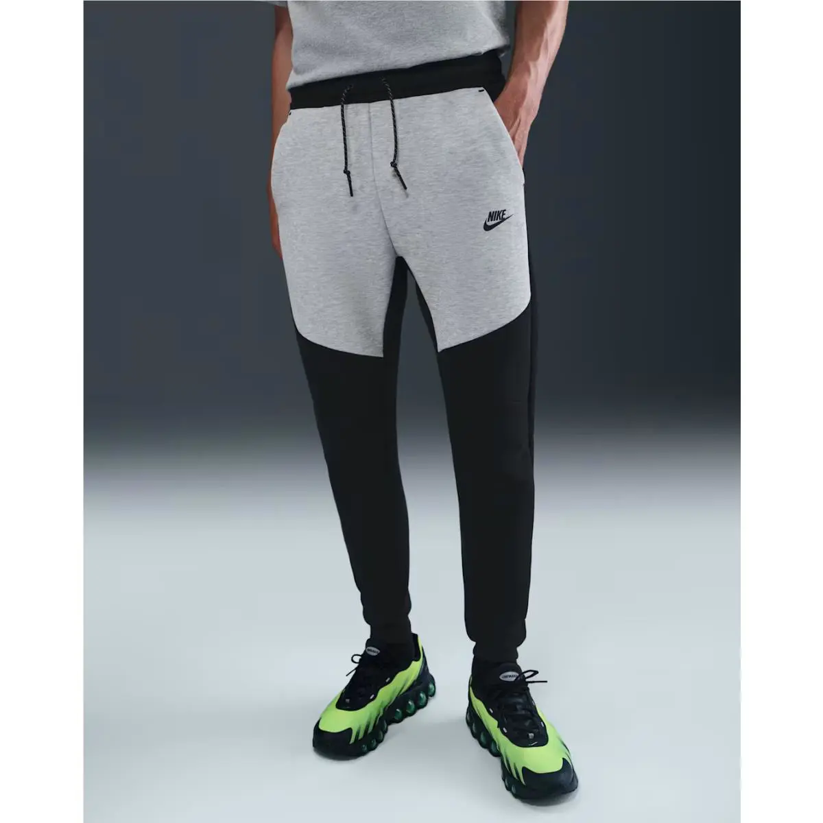 Nike Tech Men`s Fleece Joggers HV0959-011 Black/dark Grey sz S-xxl