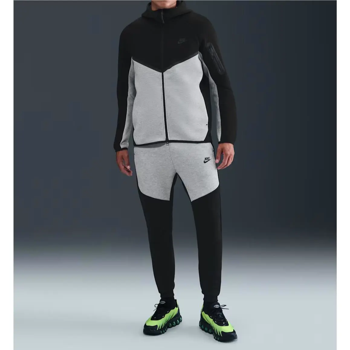 Nike clothing - NIKE PANTS - PANTS - HV0959-011 - Gray Heather/Black 0
